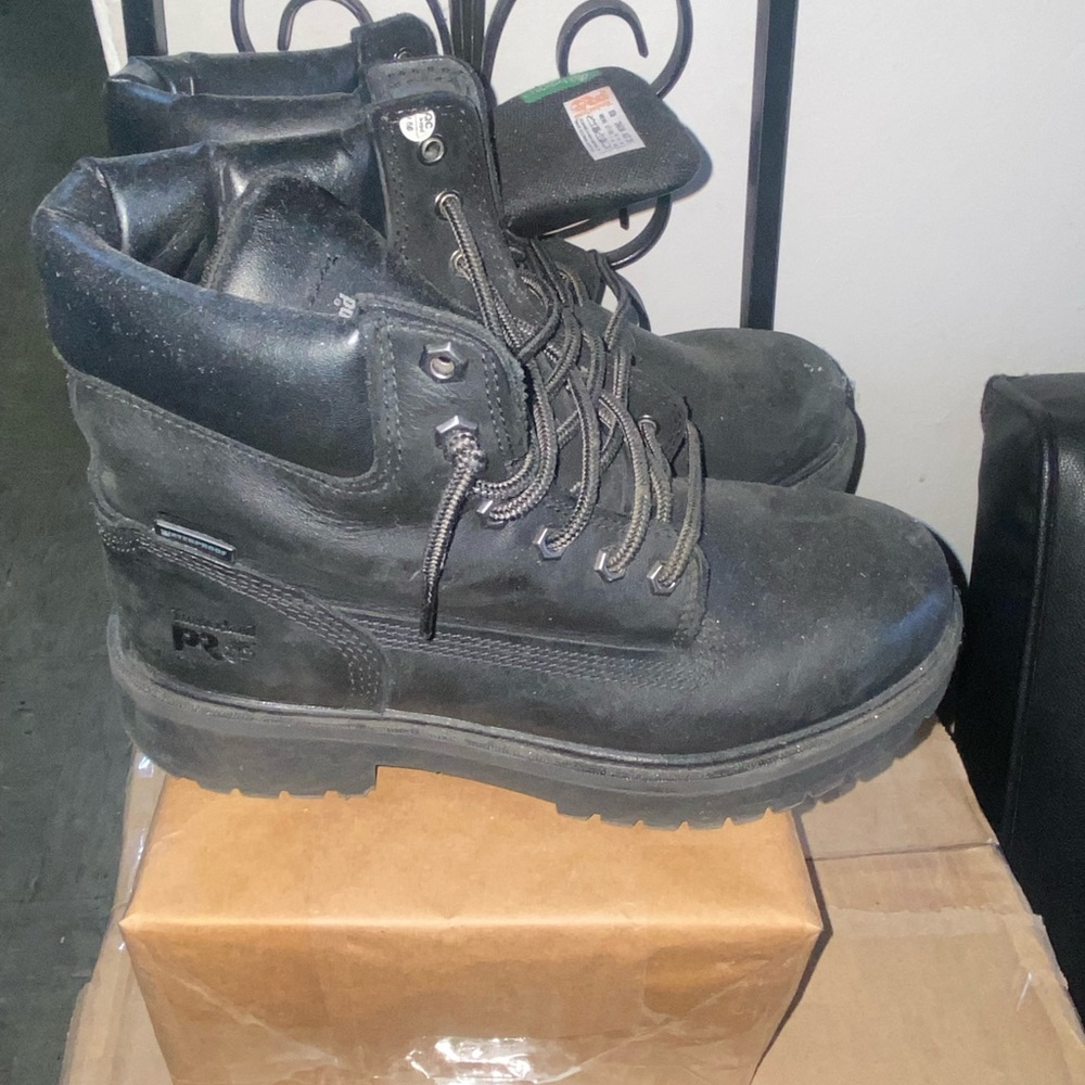 Used timberland pro work boot